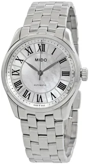 Mido Belluna M024.207.11.110.00 33mm Stainless steel White