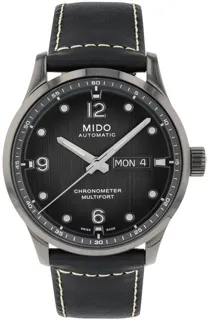 Mido Multifort M038.431.36.057.00 Stainless steel Black