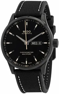 Mido Multifort M038.431.37.051.00 Stainless steel Black