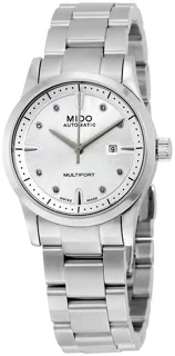 Mido Multifort M0050071103600 Stainless steel Silver