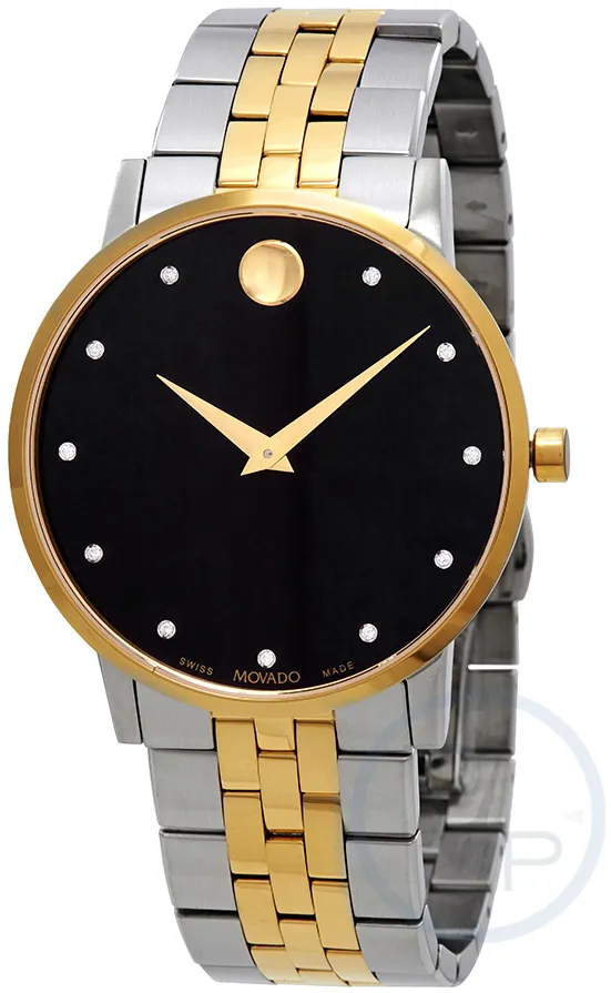 Movado Museum 0607202 40mm Stainless steel Black