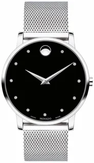 Movado Museum 0607511 Stainless steel Black