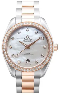 Omega Seamaster 220.25.34.20.55.001 Stainless steel$18kt rose gold White