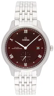 Omega De Ville Co-Axial 434.10.41.20.11.001 Stainless steel Red