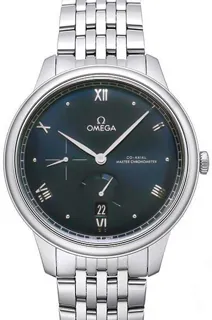 Omega De Ville Co-Axial 434.10.41.21.03.002 Stainless steel Blue