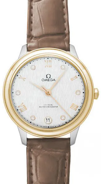 Omega De Ville Co-Axial 434.23.34.20.52.002 34mm Yellow gold and Stainless steel Silver