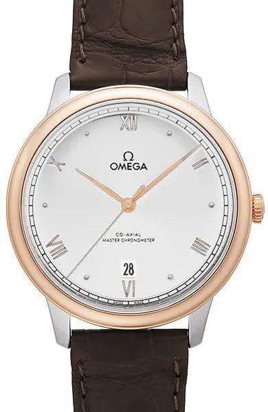 Omega De Ville 434.23.40.20.02.001 40mm Rose gold and Stainless steel Silver