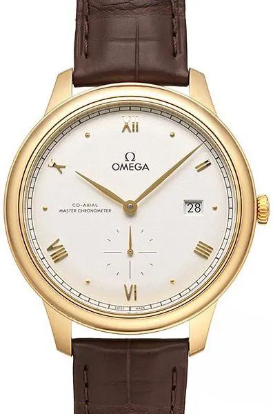 Omega De Ville 434.53.41.20.02.001 41mm Yellow gold Silver