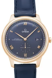 Omega De Ville Co-Axial 434.53.41.20.03.001 Sedna gold Blue