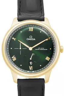 Omega De Ville Co-Axial 434.53.41.21.10.001 Yellow gold Green