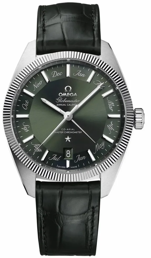 Omega Globemaster 130.33.41.22.10.001 41mm Stainless steel Green