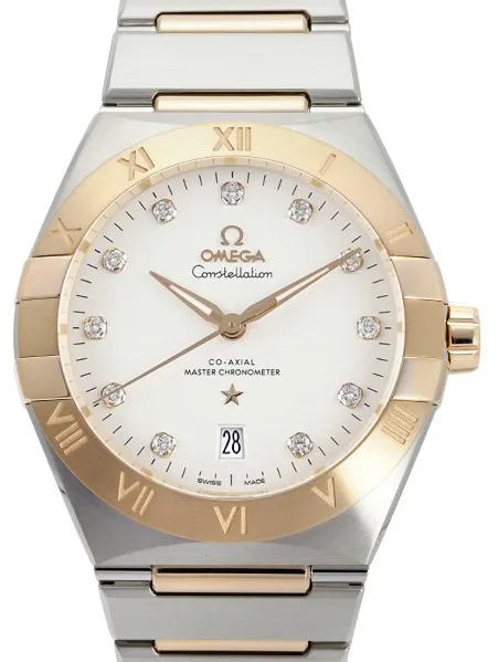 Omega Constellation 131.20.39.20.52.002 39mm Yellow gold and stainless steel Silver