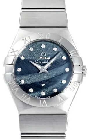 Omega Constellation Quartz 123.10.27.60.53.001 27mm Stainless steel Blue