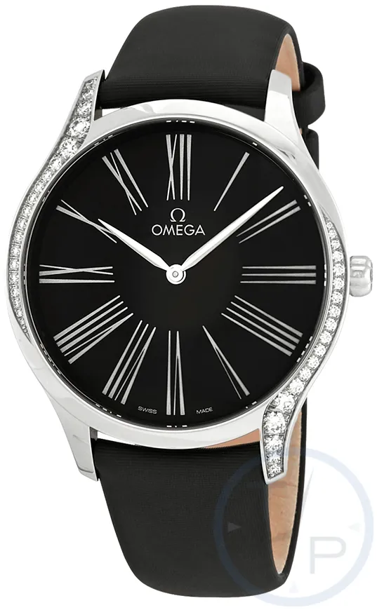 Omega De Ville 428.17.39.60.01.001 39mm Stainless steel Black