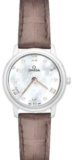 Omega De Ville Prestige 434.13.28.60.55.001 Stainless steel White