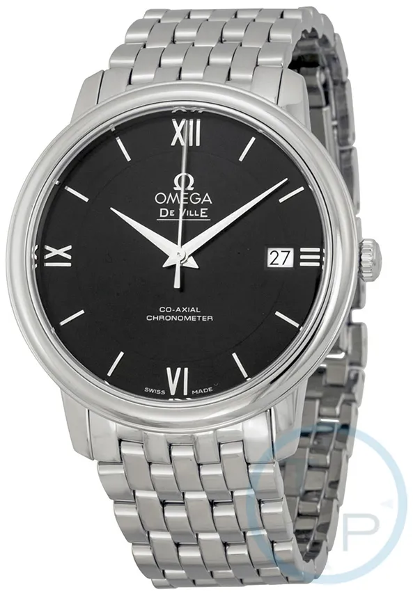 Omega De Ville Prestige 424.10.37.20.01.001 37mm Stainless steel Black