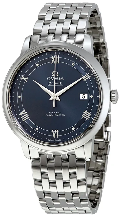 Omega De Ville 424.10.40.20.03.002 39.5mm Stainless steel Blue