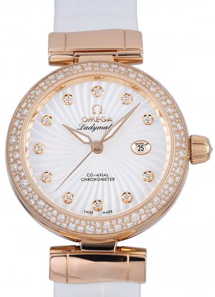 Omega Ladymatic 425.67.34.20.55.008 34mm Rose gold Mother-of-pearl