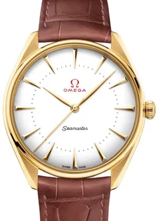 Omega Olympic Official Timekeeper 522.53.40.20.04.001 Yellow gold White