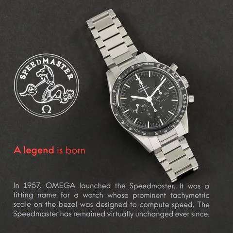 Omega Speedmaster 311.30.40.30.01.001 39.5mm Stainless steel Black 2