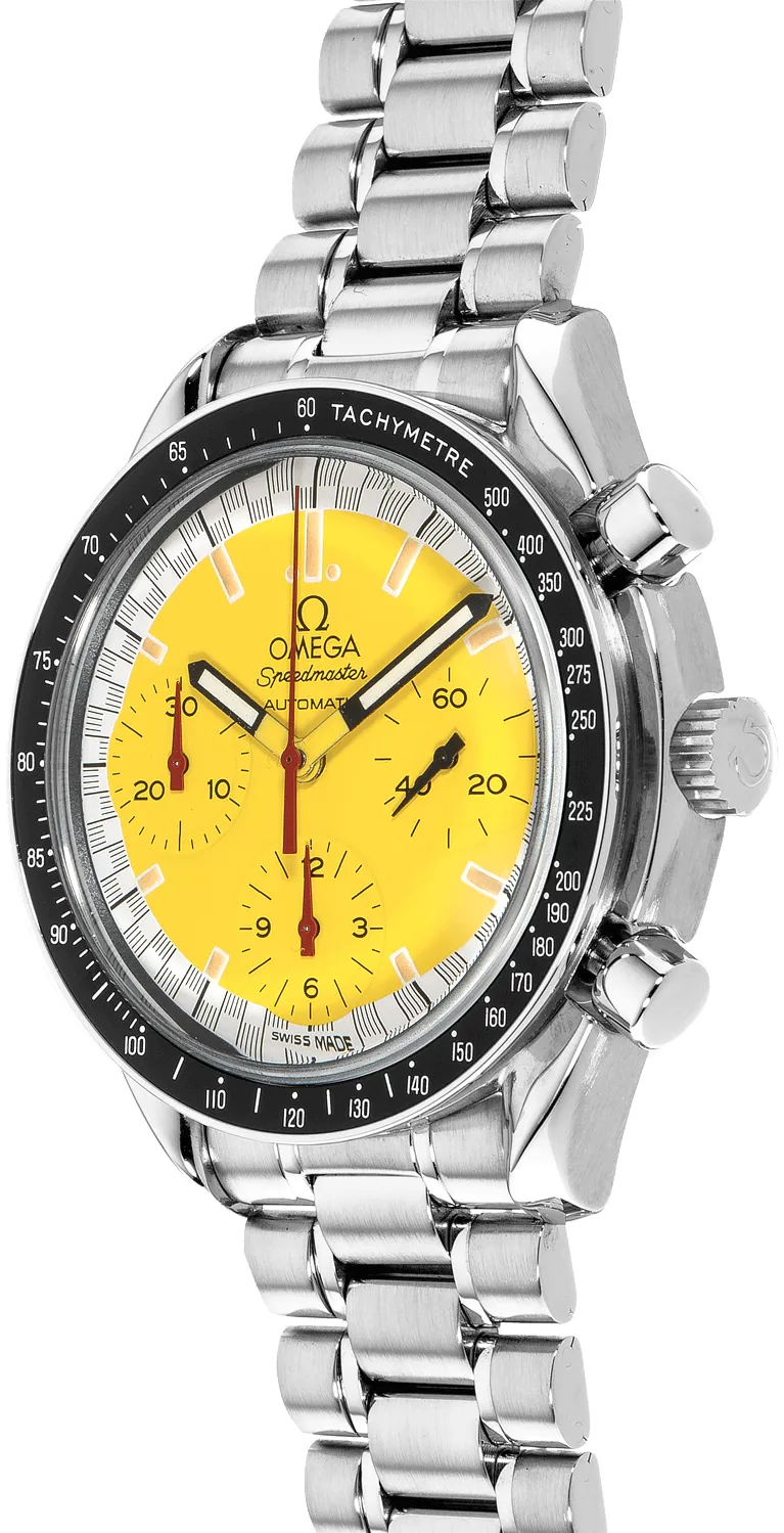 Omega Speedmaster Reduced 3510.12.00 39mm Stainless steel Yellow 4