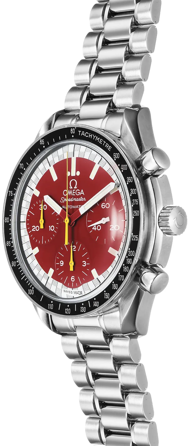 Omega Speedmaster Reduced 3510.61.00 39mm Stainless steel Red 2