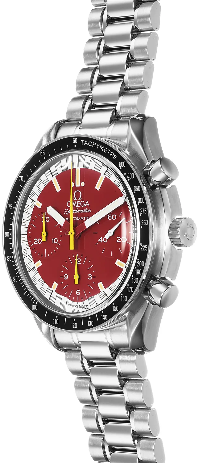 Omega Speedmaster Reduced 3510.61.00 39mm Stainless steel Red 1