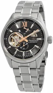 Orient Star RE-AV0004N00B Stainless steel Black (Open Heart)