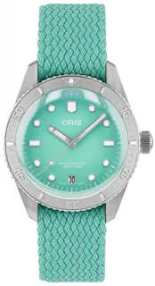 Oris Divers 01 733 7771 4057-07 3 19 03S Stainless steel Green