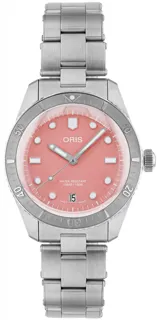 Oris Divers Sixty Five 01 733 7771 4058-07 8 19 18 Stainless steel Red