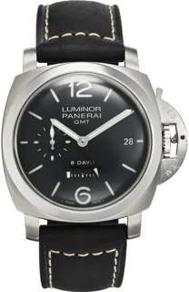 Panerai Luminor 1950 8 Days GMT PAM 00233 Stainless steel Black