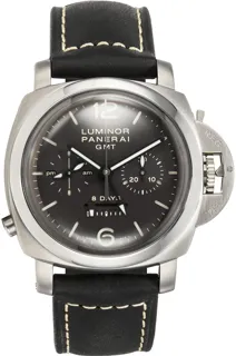 Panerai Luminor 1950 Chrono Monopulsante 8 Days GMT PAM 00311 44mm Titanium