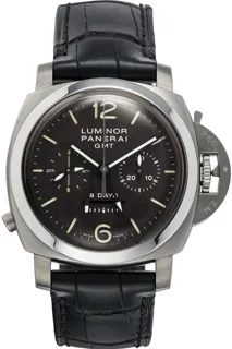 Panerai Luminor 1950 Chrono Monopulsante 8 Days GMT PAM 00311 44mm Titanium