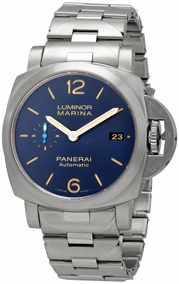 Panerai Luminor 1950 PAM 01028 42mm Stainless steel Blue