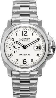 Panerai Luminor PAM 00051 Stainless steel White