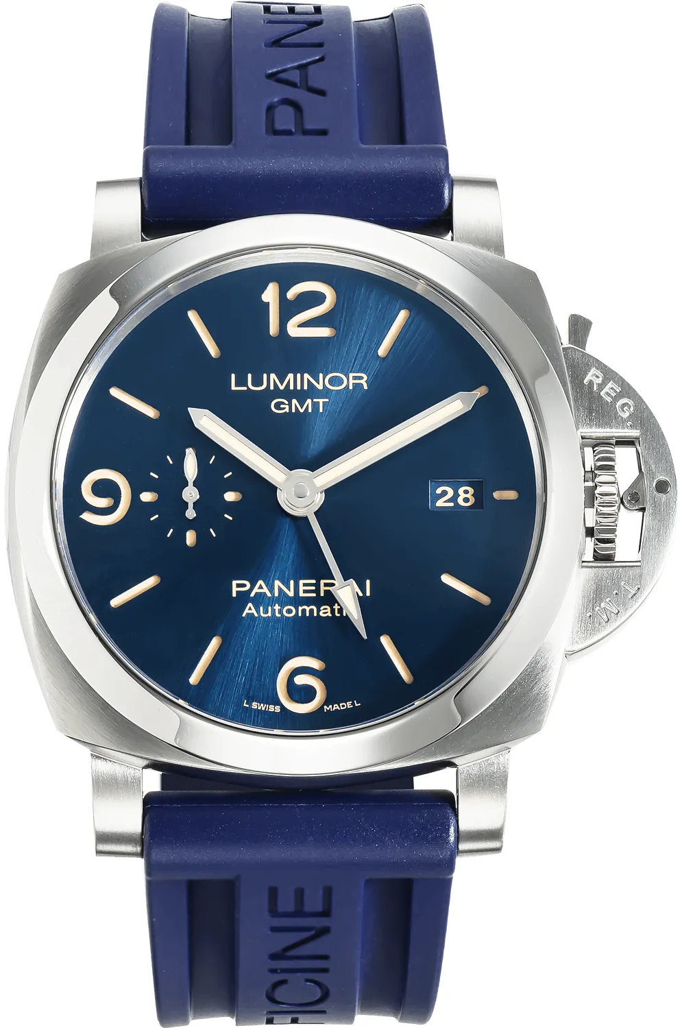 Panerai Luminor PAM01033 44mm Stainless steel Blue