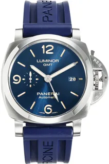 Panerai Luminor GMT PAM01033 Stainless steel Blue