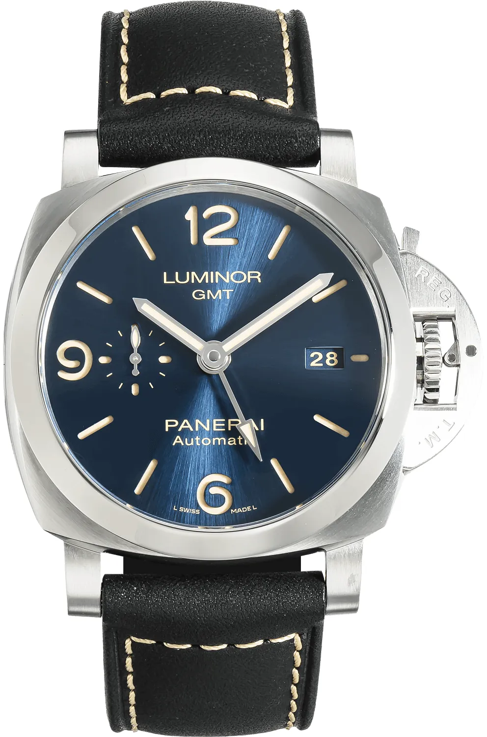 Panerai Luminor PAM01033 44mm Stainless steel Blue