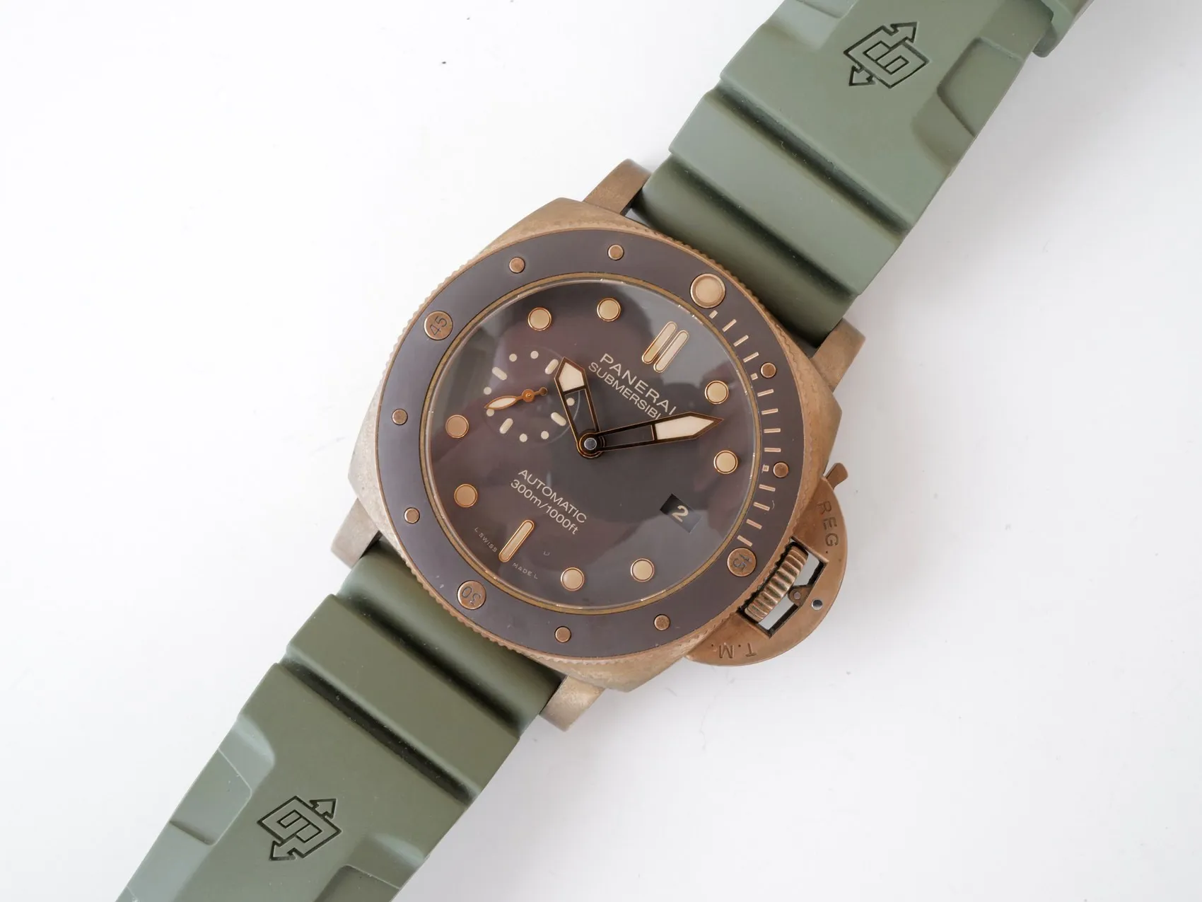 Panerai Submersible PAM 00968 47mm Bronze Brown 1