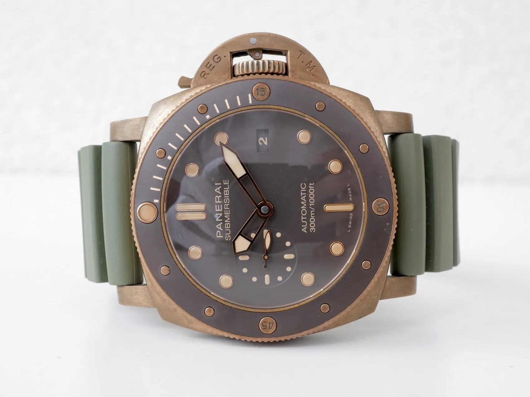 Panerai Submersible PAM 00968 47mm Bronze Brown 2