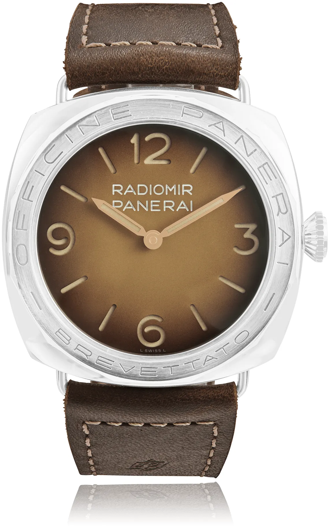 Panerai Radiomir PAM 00687 47mm Stainless steel Brown