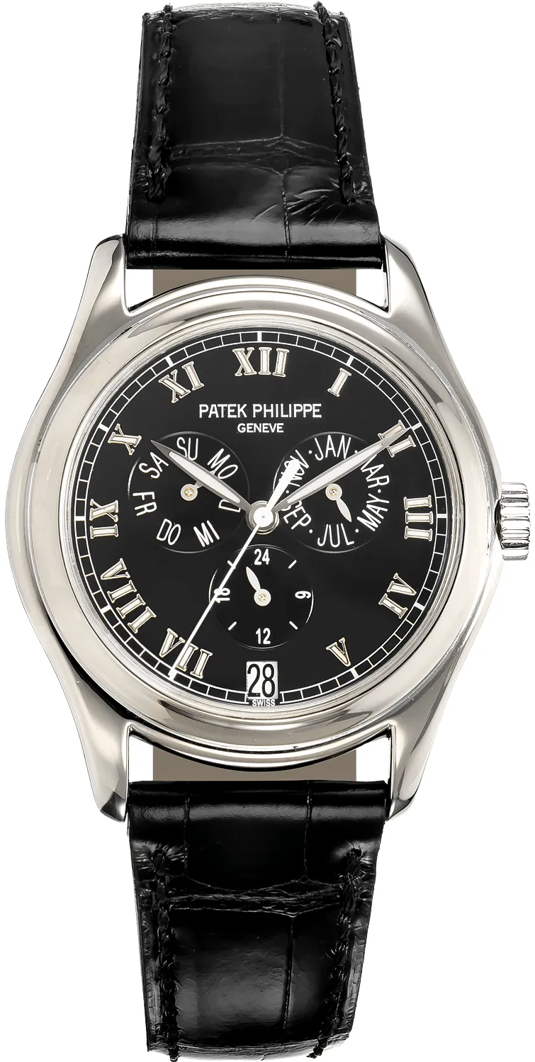 Patek Philippe Annual Calendar 5035G 37mm White gold Black