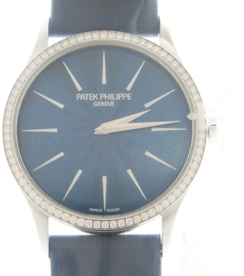 Patek Philippe Calatrava 4997/200G-001 35mm White gold Blue