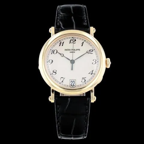 Patek Philippe Calatrava 5053J-001 36mm Yellow gold Opaline