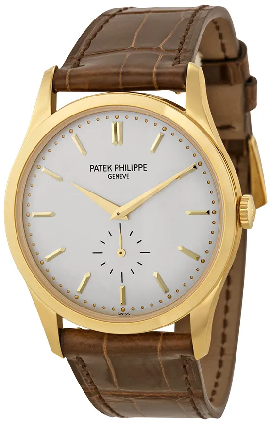 Patek Philippe Calatrava 5196J-001 37mm Yellow gold Silver