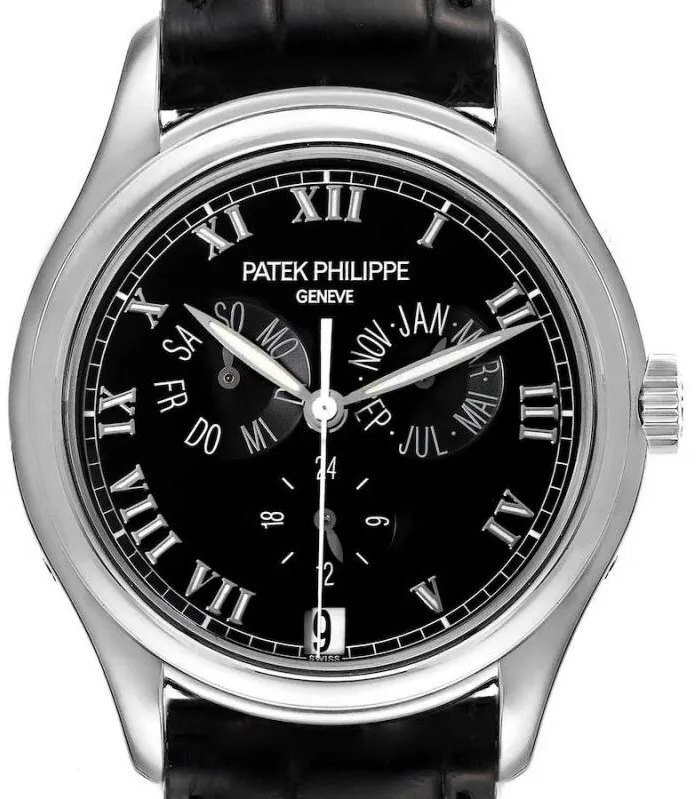 Patek Philippe Annual Calendar 5035G 37mm White gold Black 1