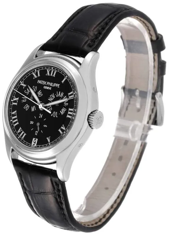 Patek Philippe Annual Calendar 5035G 37mm White gold Black 2