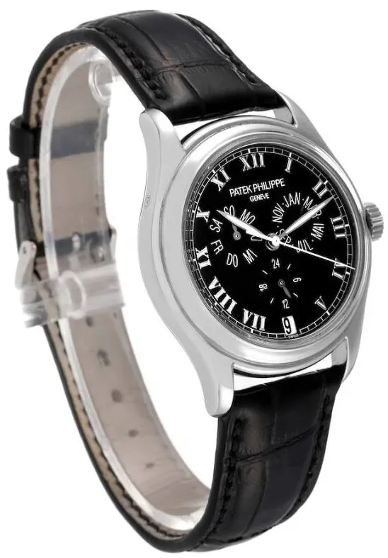 Patek Philippe Annual Calendar 5035G 37mm White gold Black 3