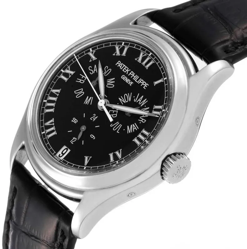 Patek Philippe Annual Calendar 5035G 37mm White gold Black 4