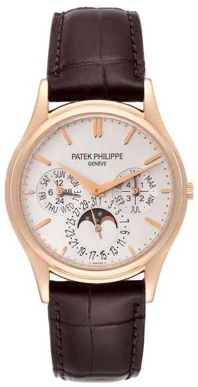 Patek Philippe Perpetual Calendar 5140R-001 37mm Rose gold Brown